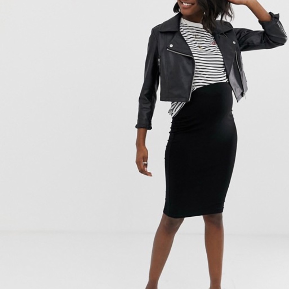 ASOS maternity stretch pencil skirt.